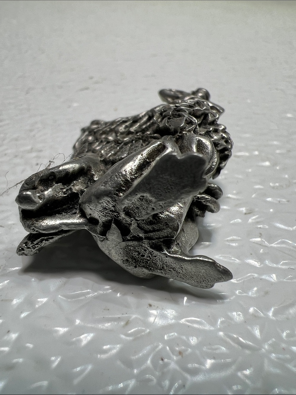 Vintage 80's Handcrafted Pewter Gryphon Figurine - Picture 5 of 5